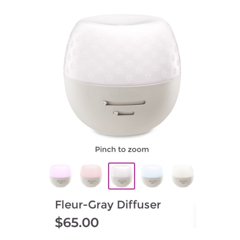 Brand New Scentsy Oil Diffuser & Two Oils